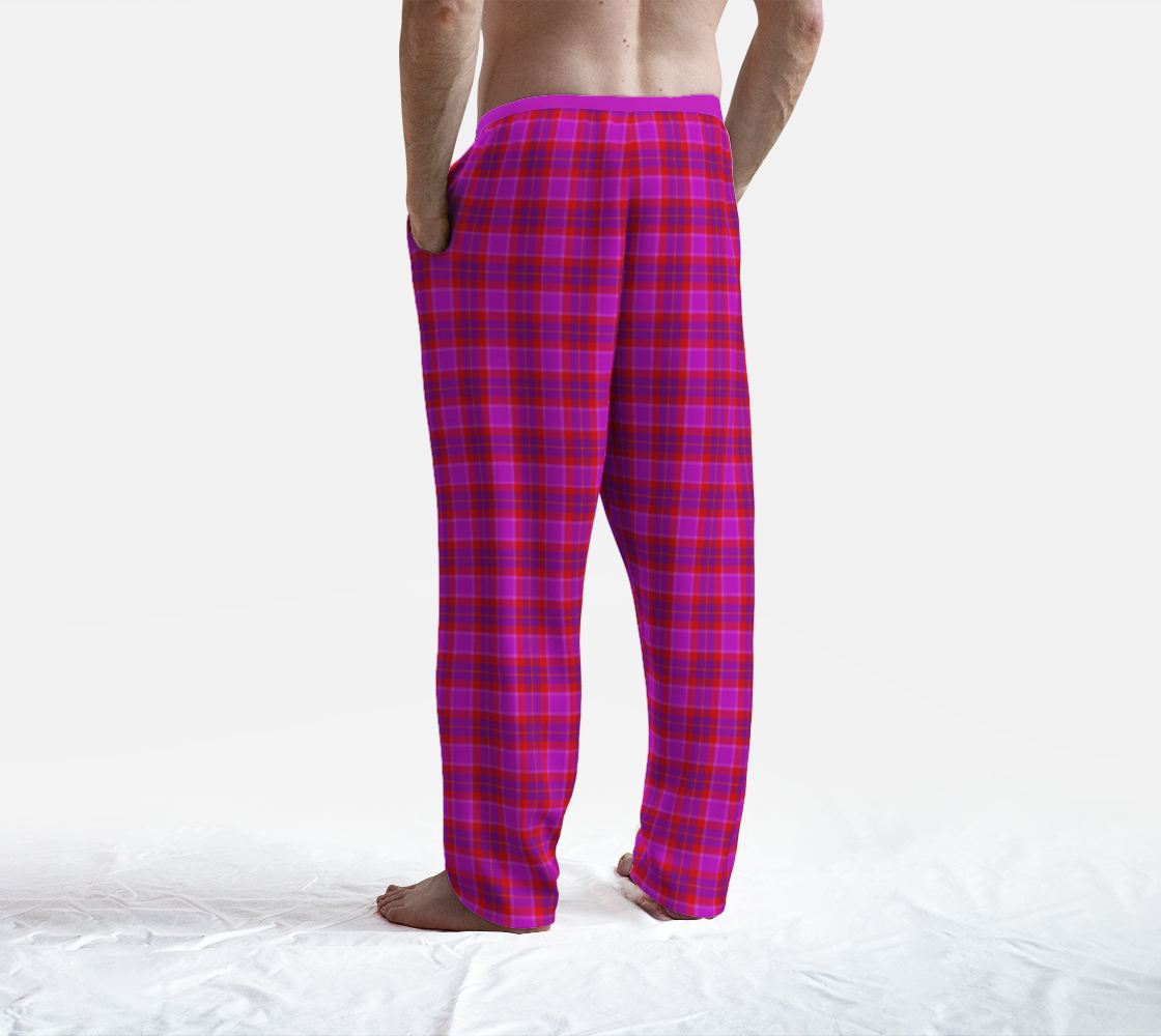 Lounge Pants - Pink Tartan