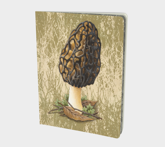 Notebook (large) Morel Mushroom
