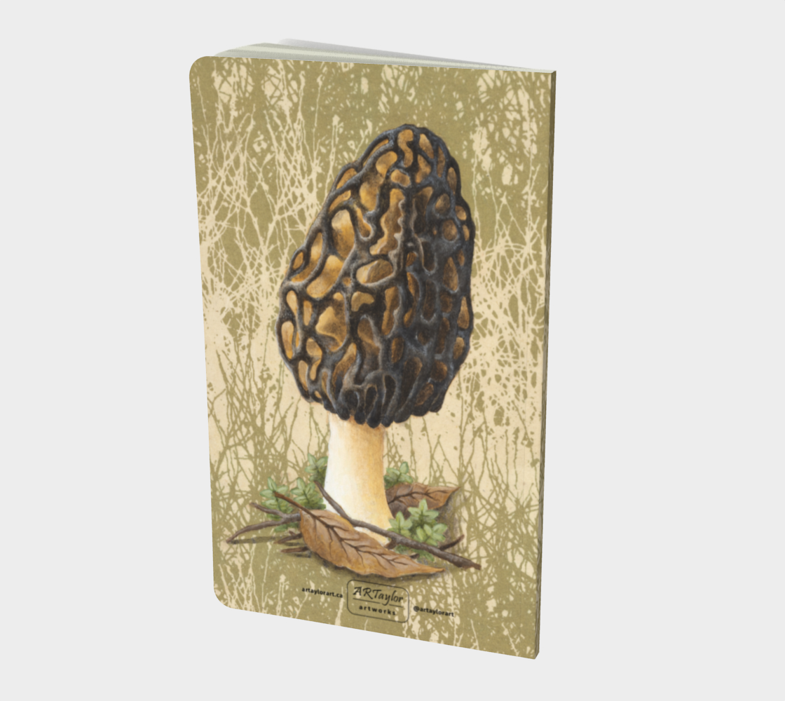 Notebook (small) Morel Mushroom