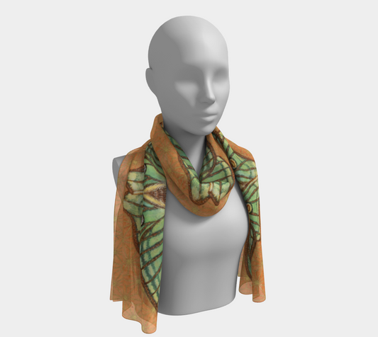 Scarf (two sizes) Spanish Moon Moth