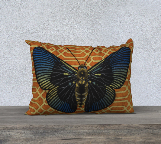Cushion Cover (20" x 14") Apollonia Metalmark Butterfly