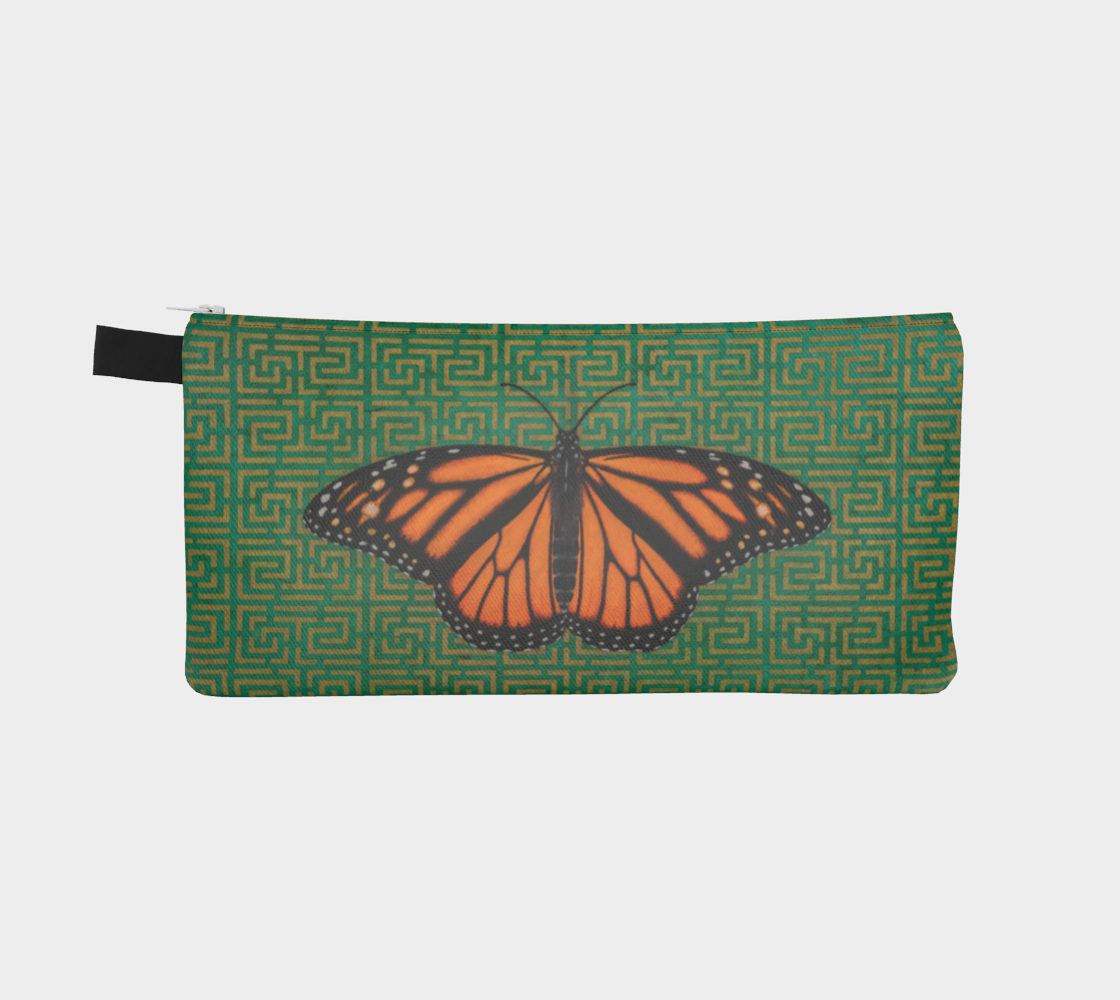 Pencil Case - Monarch Butterfly