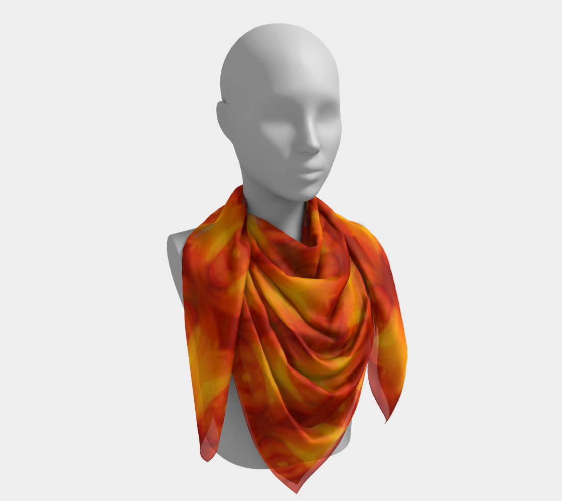 Scarf (square four sizes) When Tulips Meet