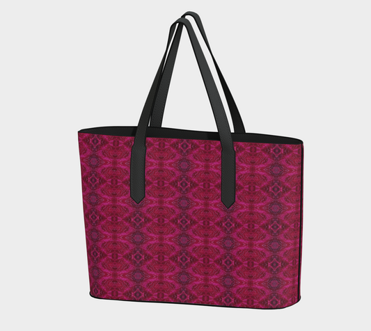 Tote Bag (Vegan Leather Tote) The 'Beet' Goes On
