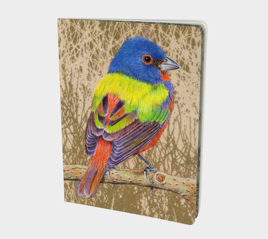 Notebook (large) Painted Bunting