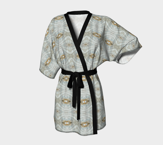 Kimono Robe (two sizes) Winter Waves