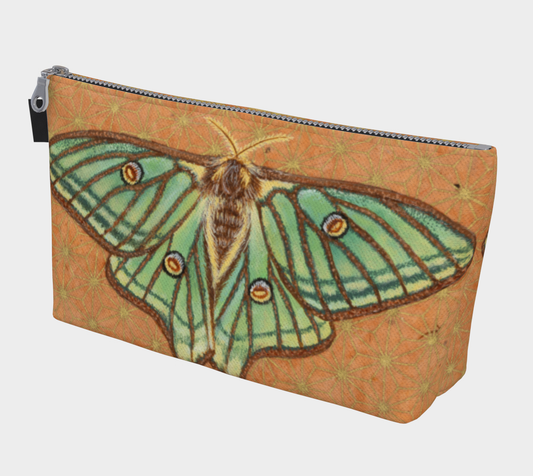 Pouch (fabric - two sizes) Spanish Moon Moth