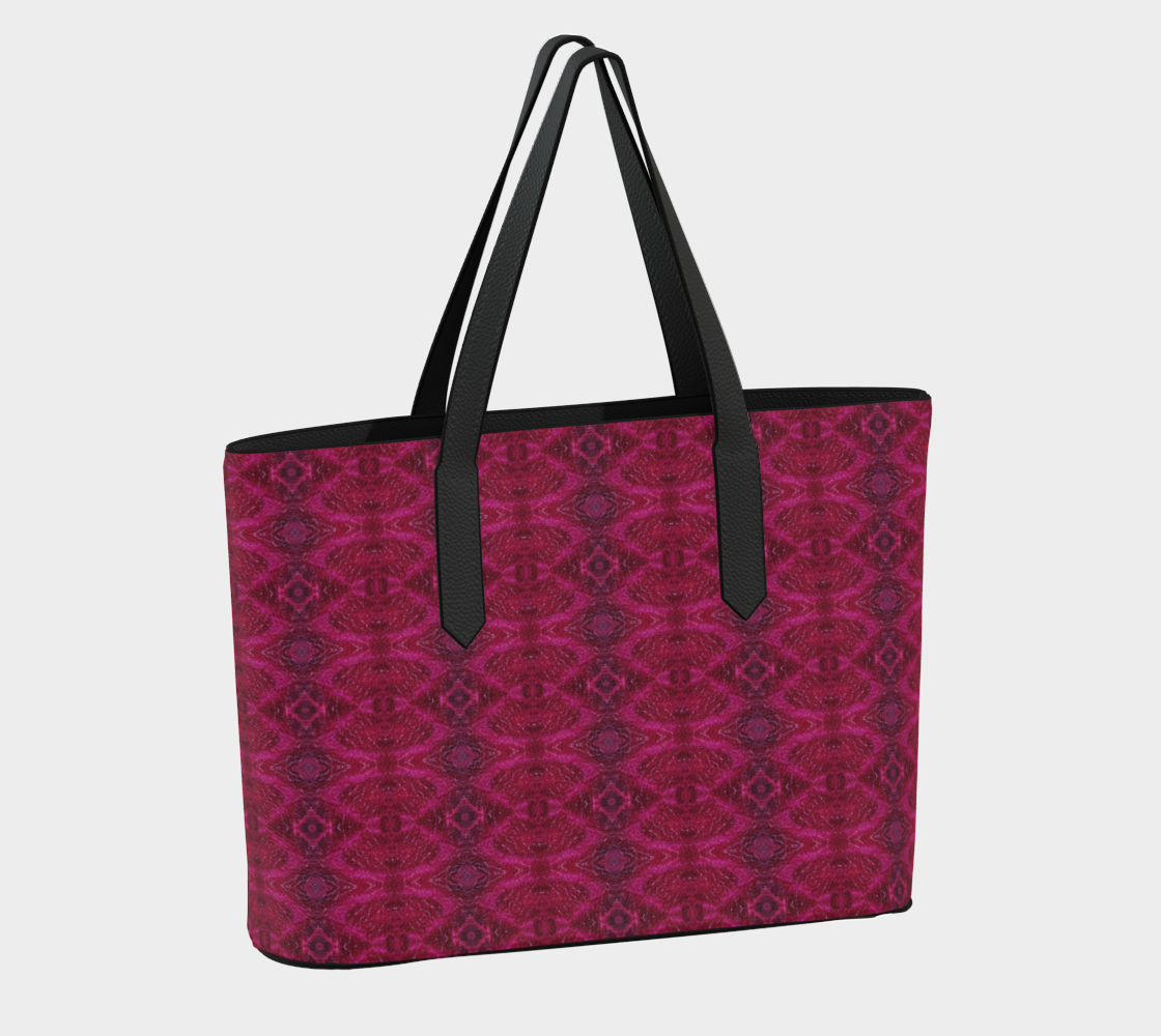 Tote Bag (Vegan Leather Tote) The 'Beet' Goes On