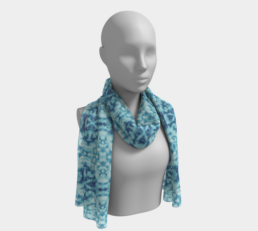 Scarf (two sizes) Country Blue ll