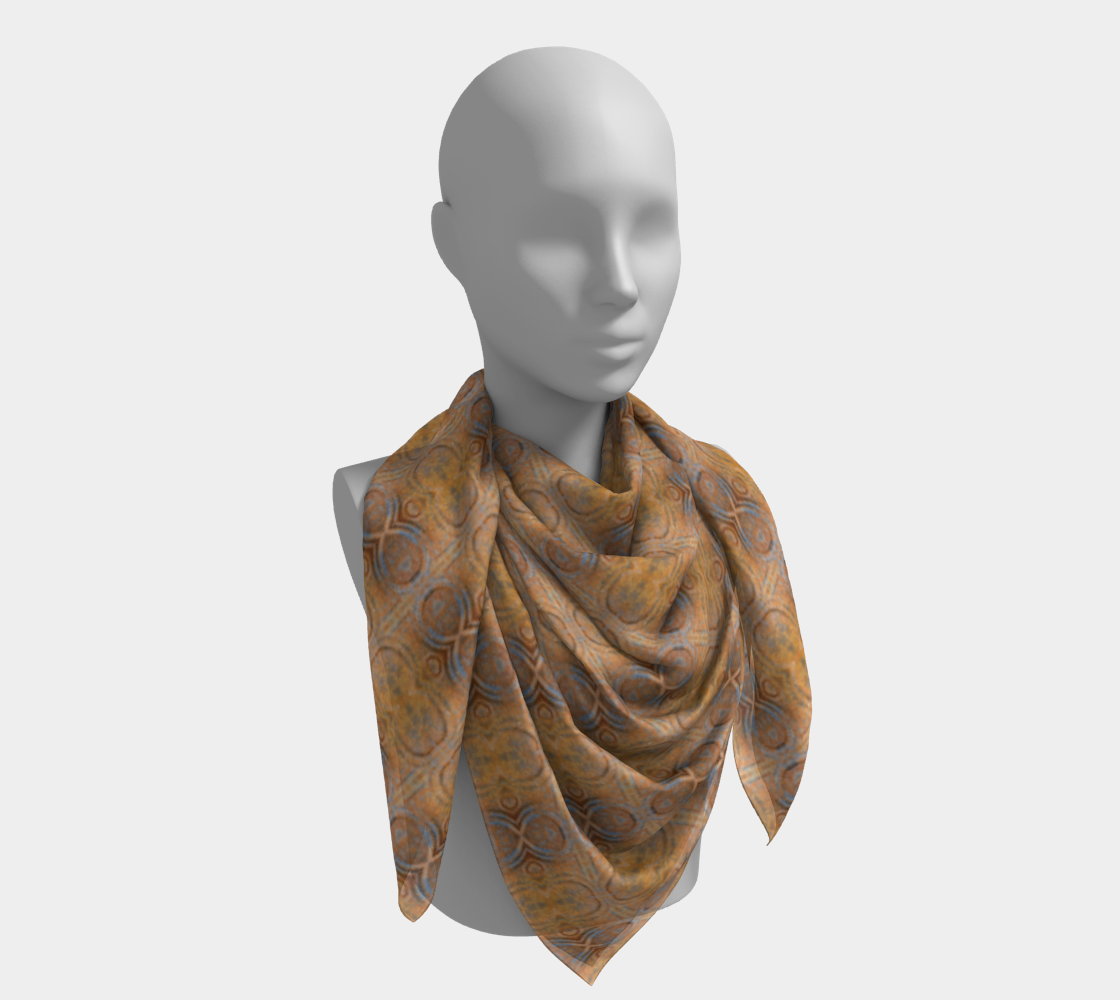 Scarf (square four sizes) Infinity Rust