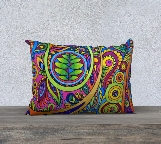 Cushion Cover (20" x 14") Crazy Paisley