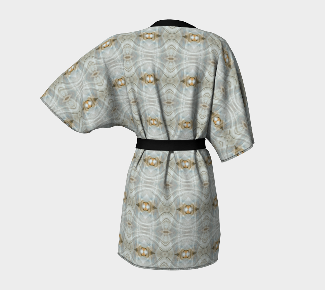 Kimono Robe (two sizes) Winter Waves