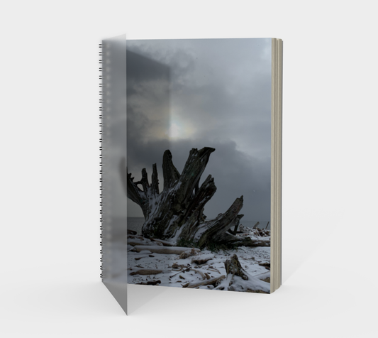 Spiral Notebook (portrait) Driftwood