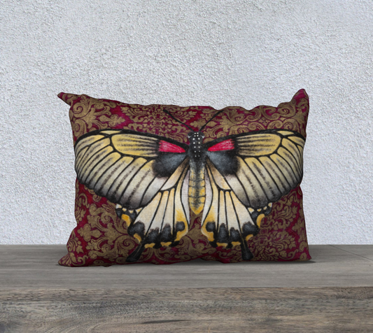 Cushion Cover (20" x 14") Great Mormon Butterfly