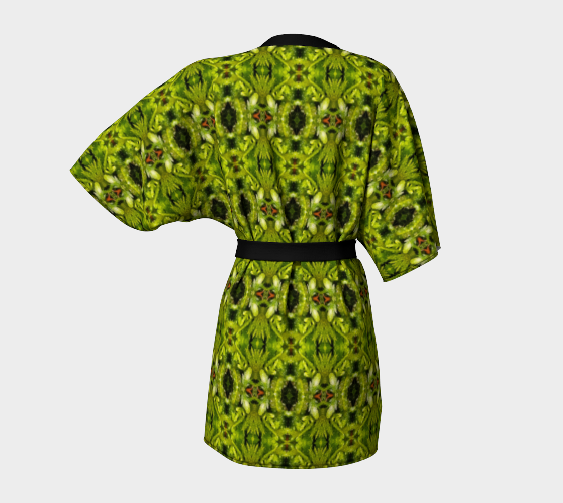 Kimono Robe (two sizes) Retro Green