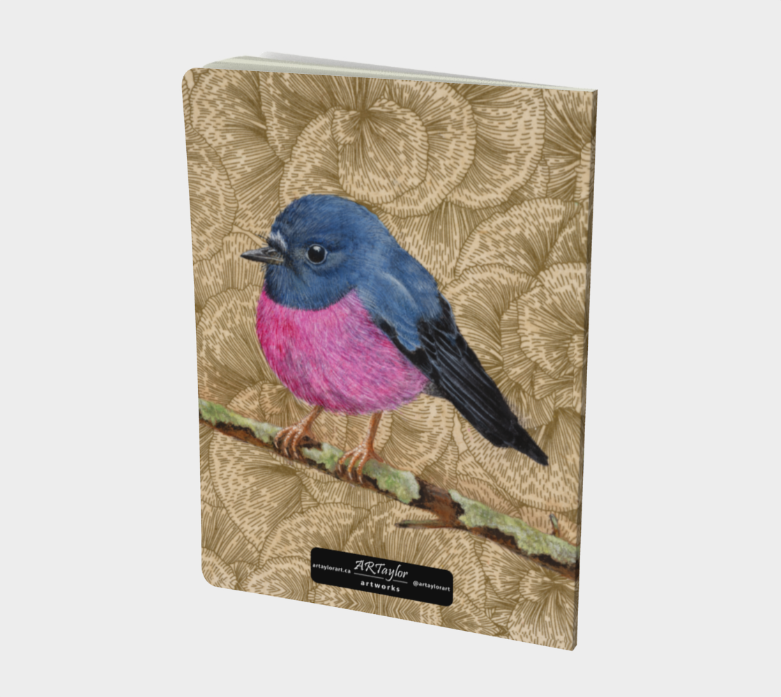 Notebook (large) Pink Robin