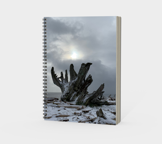 Spiral Notebook (portrait) Driftwood