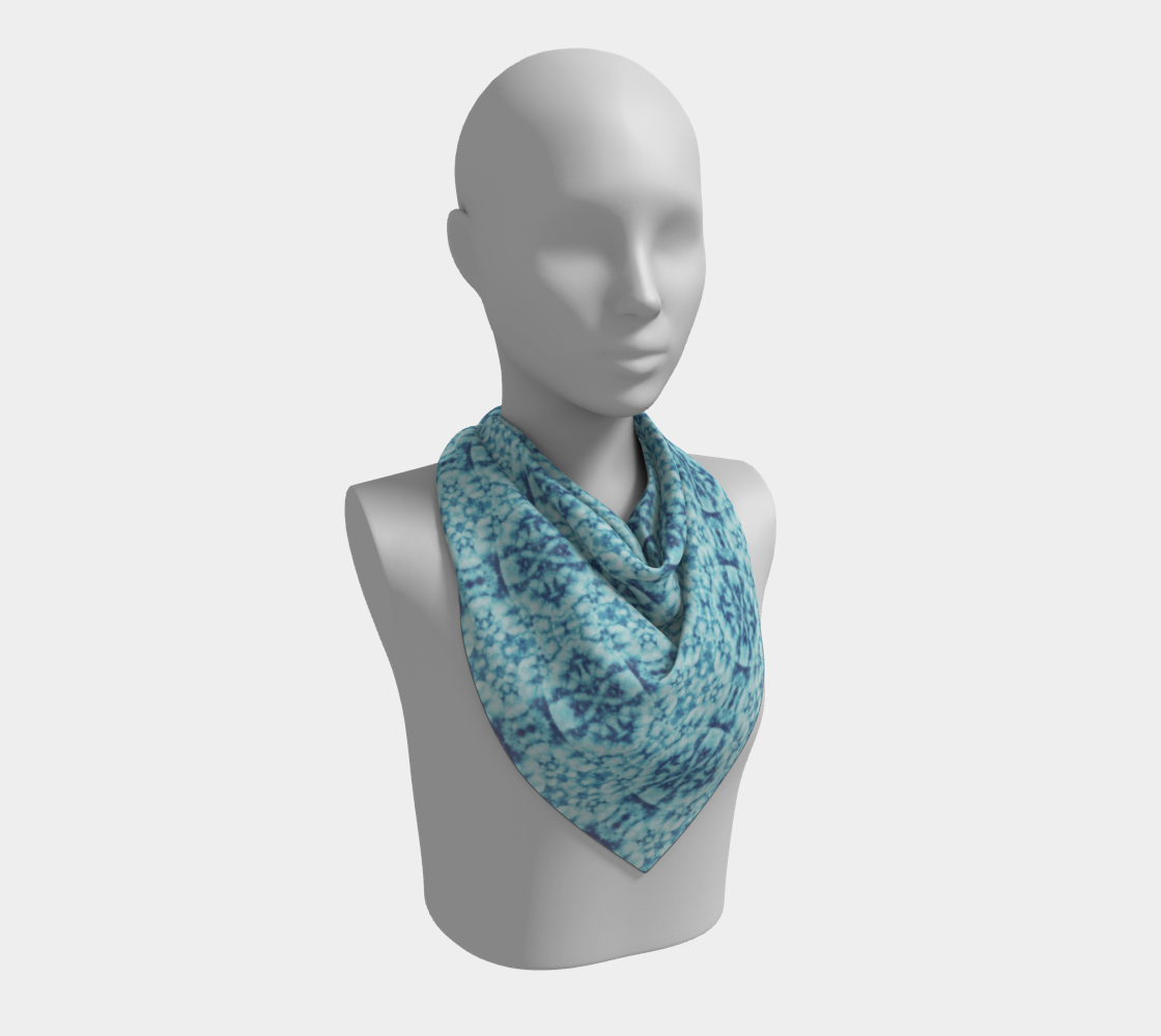 Scarf (square) Country Blue ll