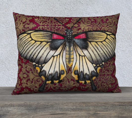 Cushion Cover (26" x 20") Great Mormon Butterfly