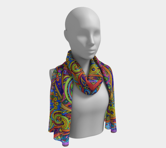 Scarf (two sizes) Crazy Paisley