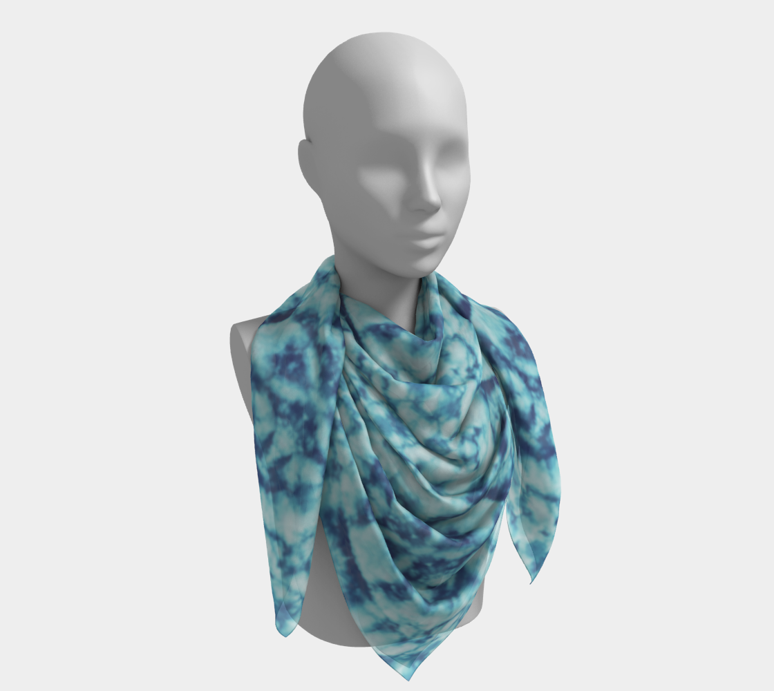 Scarf (square) Country Blue