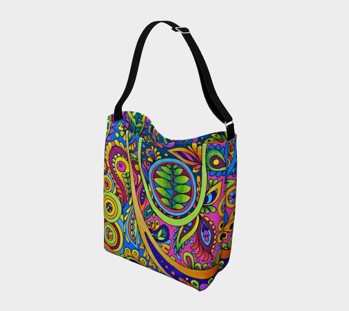 Tote Bag (Day Tote) Crazy Paisley