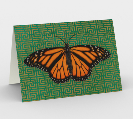 Card (blank inside) Monarch Butterfly
