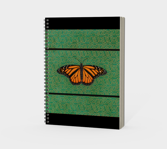 Spiral Notebook (portrait) Monarch Butterfly