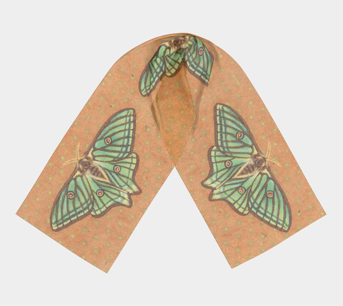 Scarf (two sizes) Spanish Moon Moth