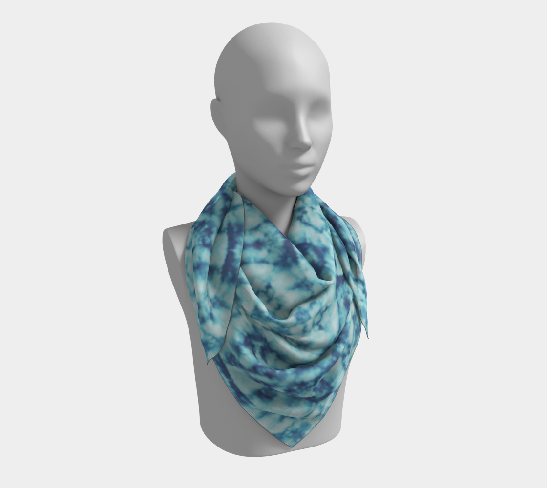 Scarf (square) Country Blue