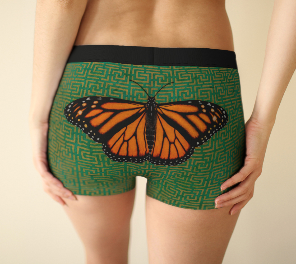 Bootie Shorts - Monarch Butterfly