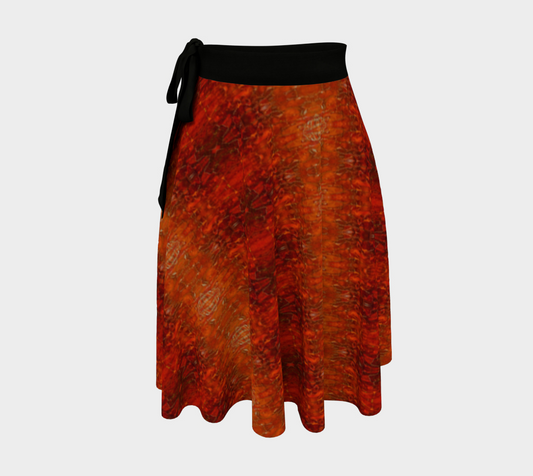 Wrap Skirt  - Ornate Arbutus
