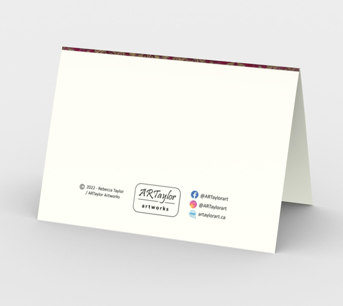 Card (blank inside) - Great Mormon Butterfly