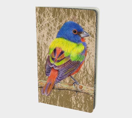 Notebook (small) Painted Bunting