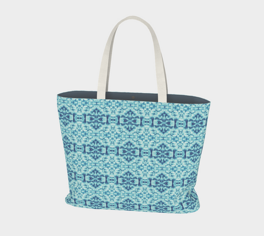 Tote Bag (Large Tote) Country Blue