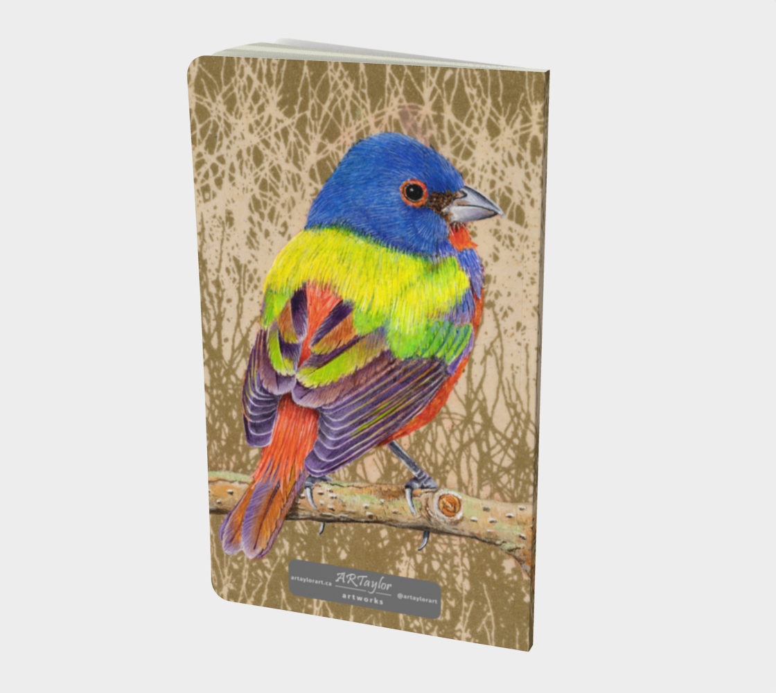 Notebook (small) Painted Bunting