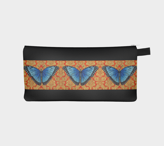 Pencil Case - Blue Morpho Butterfly