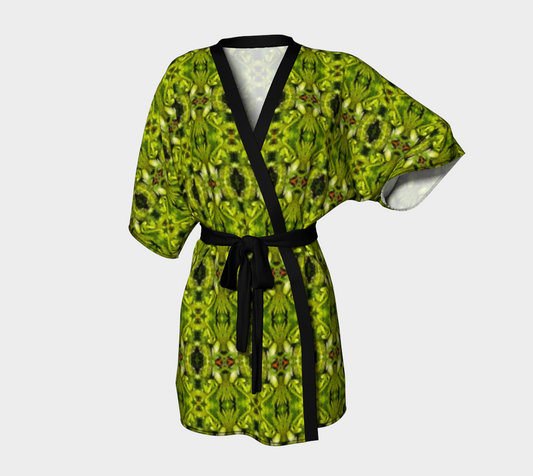 Kimono Robe (two sizes) Retro Green