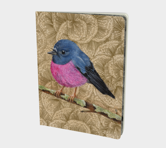 Notebook (large) Pink Robin